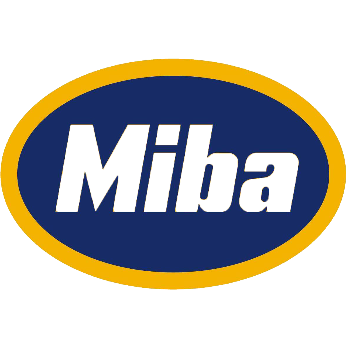 Miba Logo with transparent letters